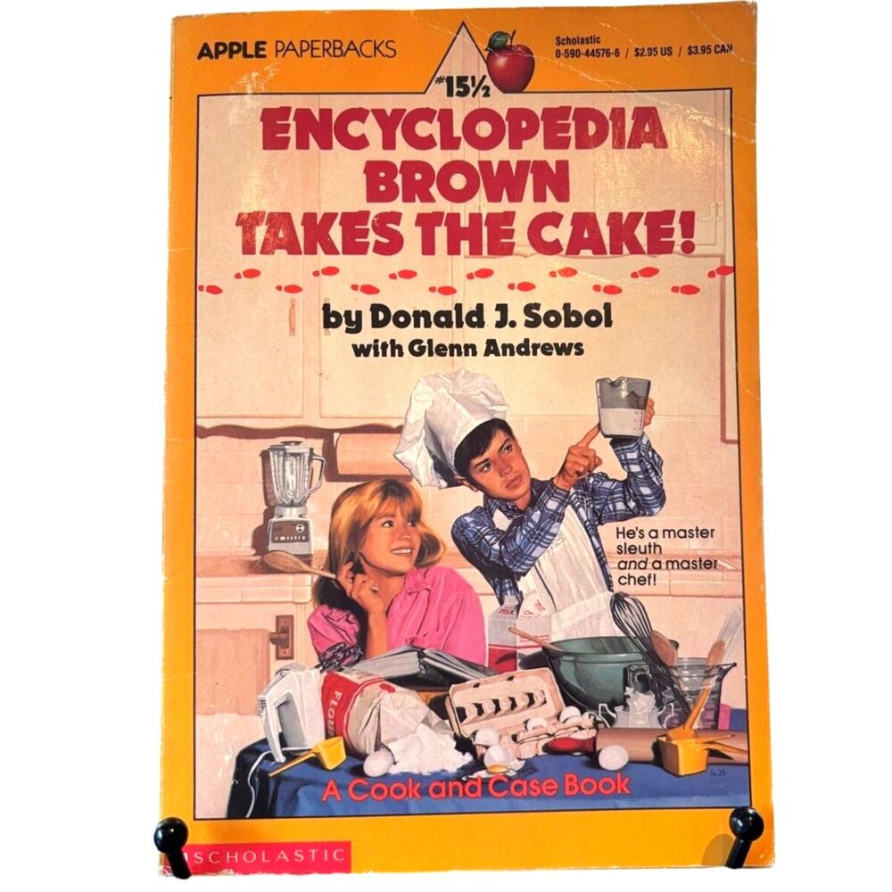 1983 Encyclopedia Brown Takes the Cake! Book by Donald J. Sobal, Scholastic PB